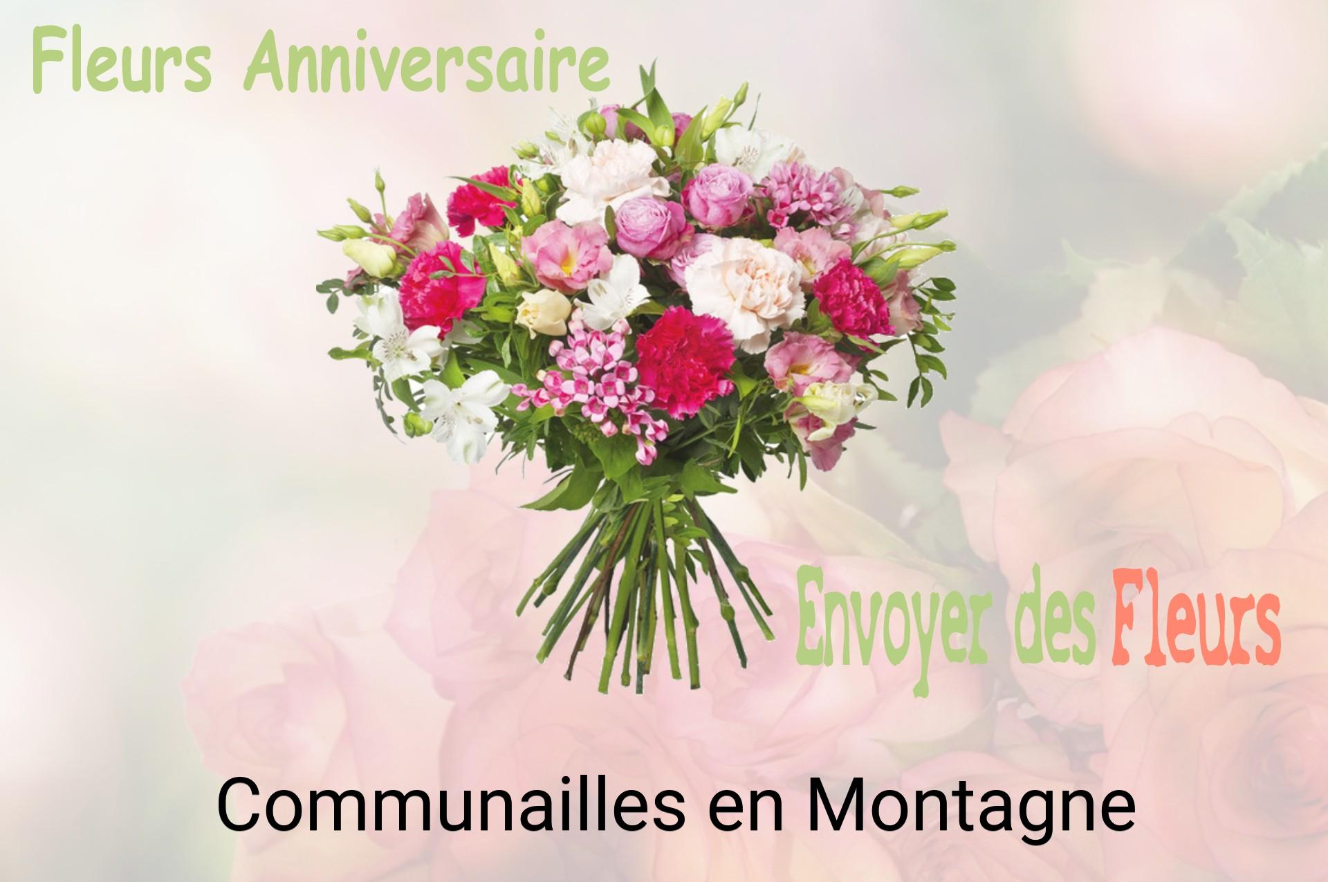 Bouquet de fleurs d’anniversaire livré à Communailles-en-Montagne