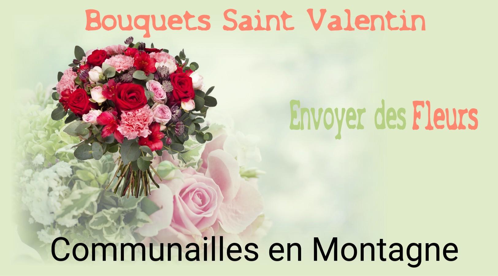 Roses de Saint-Valentin livrées à Communailles-en-Montagne